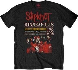 Majica Slipknot Minneapolis '09 Unisex Majica s kratkimi rokavi/Black/Kratki