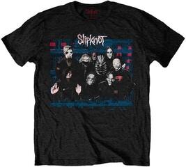 Koszulka Slipknot WANYK Glitch Group Unisex Koszulka z krótkim rękawem/Black/Krótkie