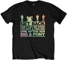 The Beatles Get Back Gradient Black L T-Shirt