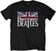 T-Shirt The Beatles T-Shirt Drop T Logo & Vintage Flag Unisex Black S