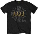 The Beatles Abbey Road Songs Swirl Foiled Black M T-särk