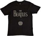 The Beatles Drop T Logo & Apple Black L Košulja