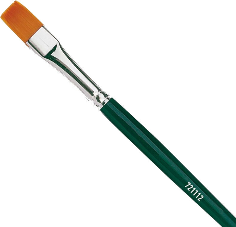 KREUL Universalpinselset Synthetics - 4 Flachpinsel Größe 12-20