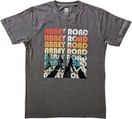 T-shirt The Beatles Abbey Stacked Charcoal Grey XL T-shirt