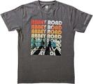 The Beatles Abbey Stacked Charcoal Grey XL T-särk
