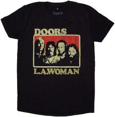 Риза The Doors LA Woman Unisex Тениска с къс ръкав/Black/Къси