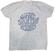 Tričko The Rolling Stones Tričko 70's Logo Unisex Dip-Dye on White M