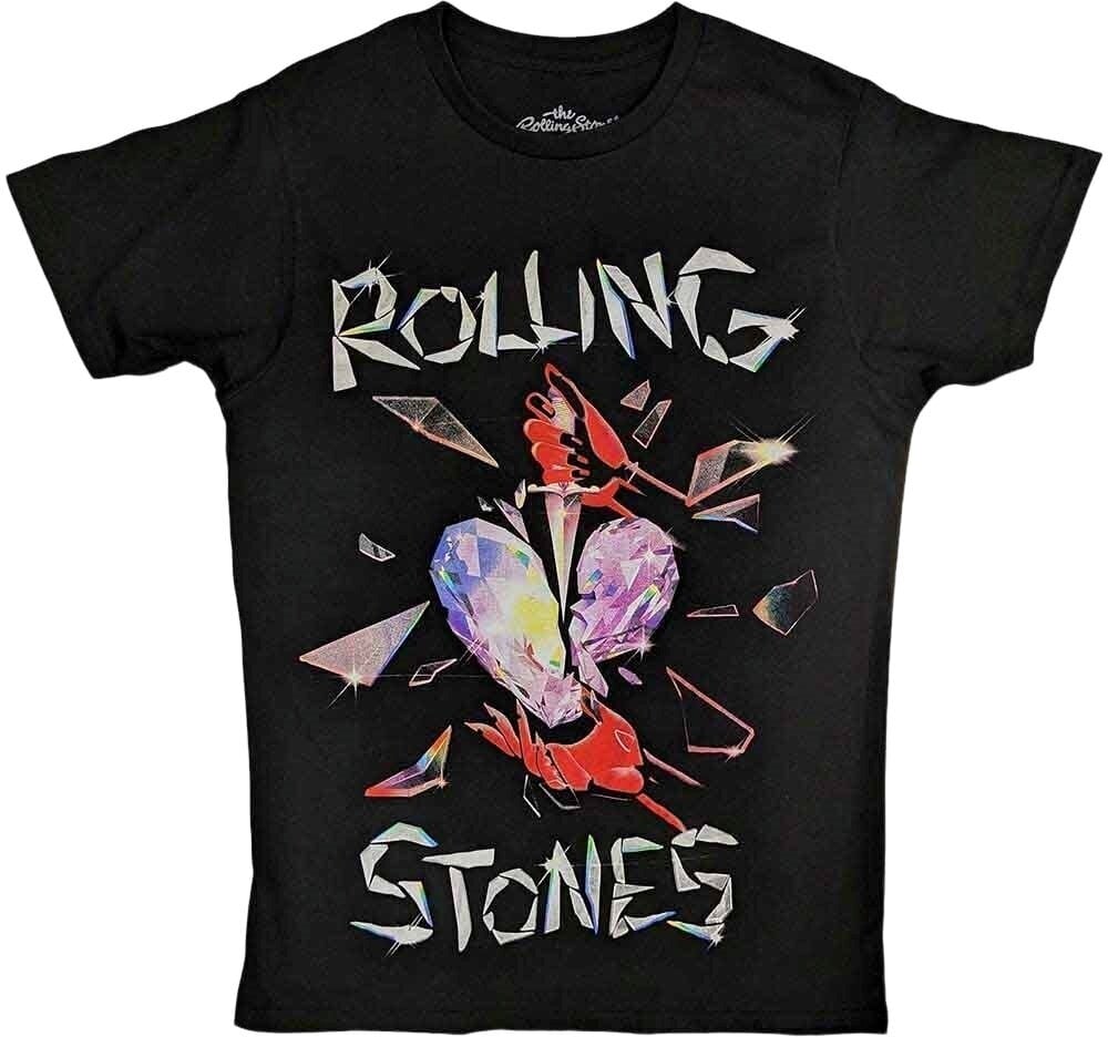 T-Shirt The Rolling Stones T-Shirt Hackney Diamonds Heart Unisex Black 2XL