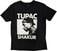 Tričko 2Pac Tričko Eyes Closed Unisex Black M