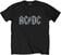 T-Shirt AC/DC T-Shirt Logo Unisex Black 2XL