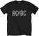 Tričko AC/DC Tričko Logo Unisex Black L