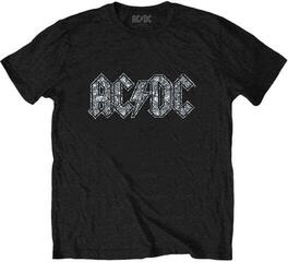 T-shirt AC/DC Logo Embellished Black M T-shirt