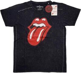 T-shirt The Rolling Stones Classic Tongue (Wash Collection) Black XL T-shirt