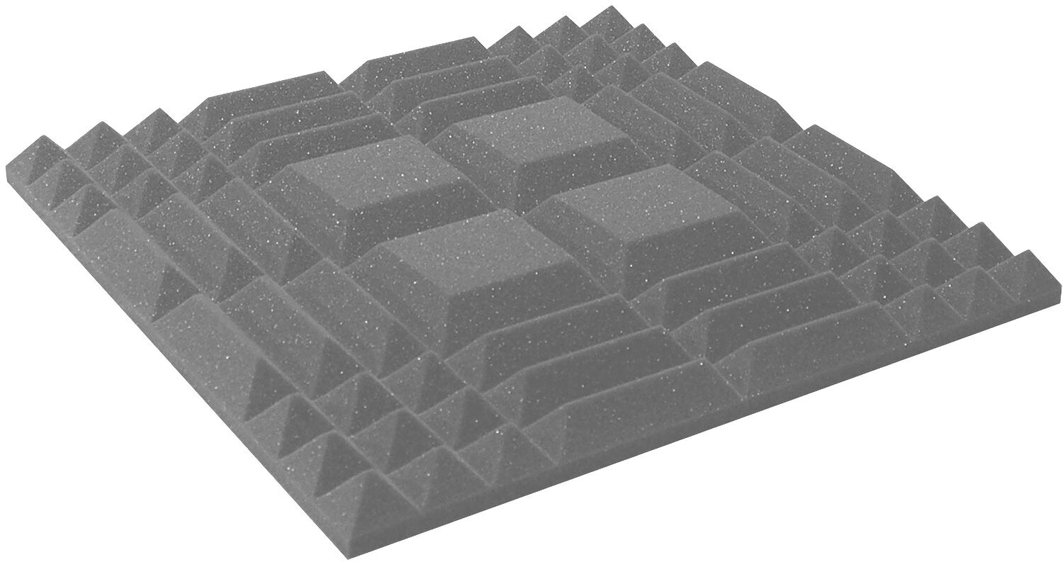 Absorbent foam panel Mega Acoustic PA-PMK-A 50x50 Light Grey Absorbent foam panel