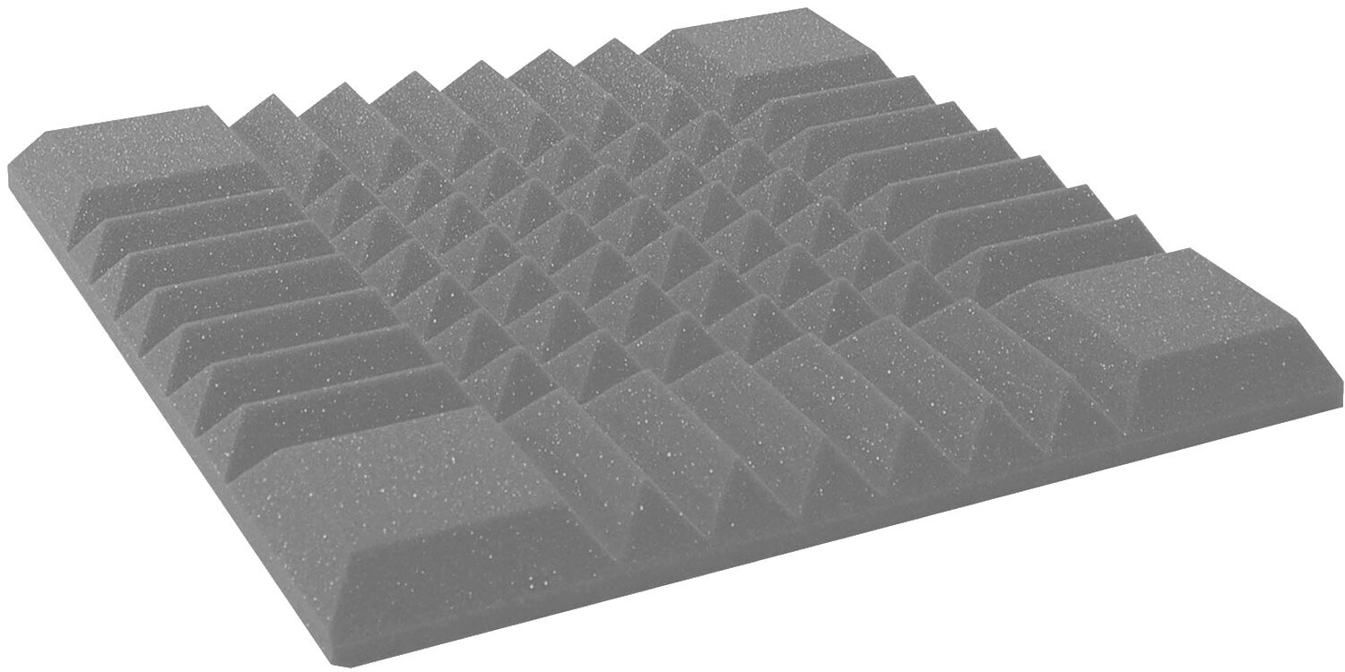 Absorbent foam panel Mega Acoustic PA-PMK-B 50x50 Light Grey Absorbent foam panel