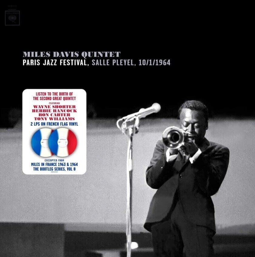 Vinylplade Miles Davis - Paris Jazz Festival, Salle Pleyel 10/1/1964 (Blue, White & Red Coloured) (2 LP)