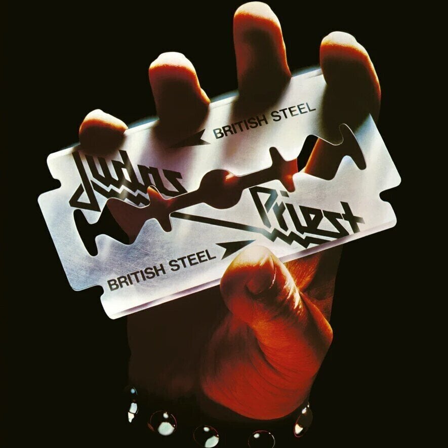 Vinyl Record Judas Priest - British Steel (Black & White Splatter Coloured) (Reissue) (LP)