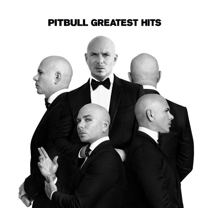 Δίσκος LP PITBULL - Greatest Hits (Clear with Black Swirl Coloured) (Reissue) (LP)