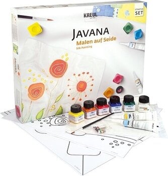 Couleur de la soie
 Kreul Javana Ensemble de couleurs pour la soie 8 x 20 ml - 1