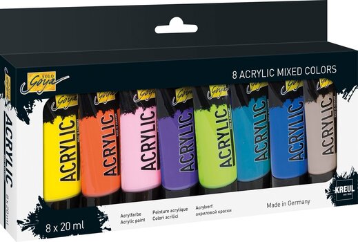 Acrylic Paint Kreul 84177 Set of Acrylic Paints 8 x 20 ml - 1