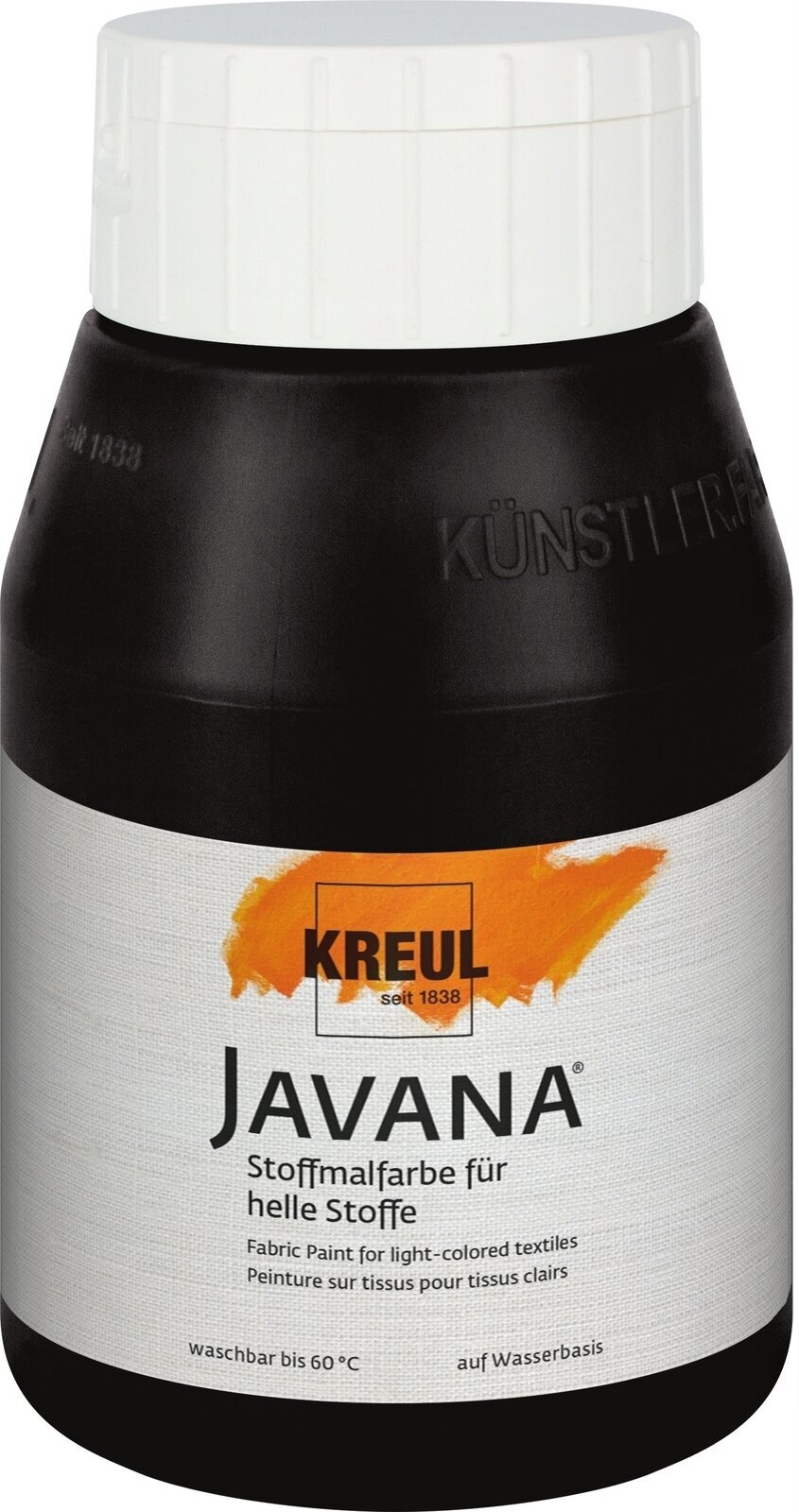 Боя за текстил Kreul Javana Боя за плат Black 500 ml 1 бр