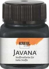 Barva za tekstil Kreul Javana Barva za tkanine Black 20 ml 1 kos