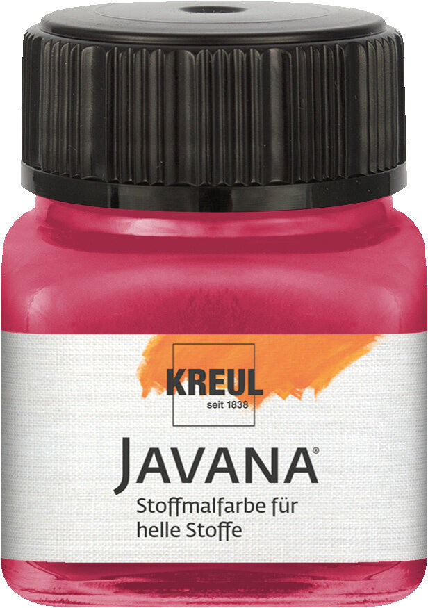 Pintura de tela Kreul Javana Fabric Paint Ruby Red 20 ml 1 pieza