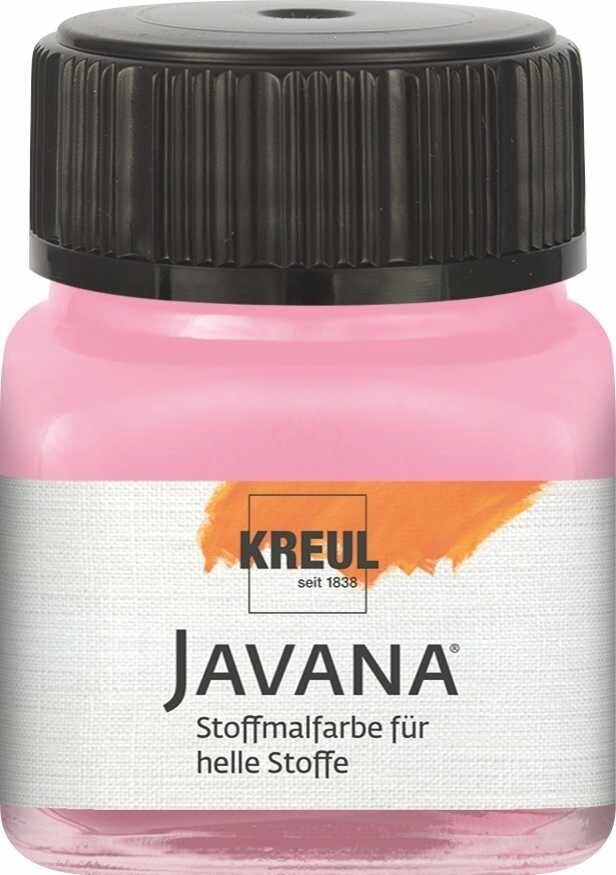 Barva za tekstil Kreul Javana Barva za tkanine Rose 20 ml 1 kos