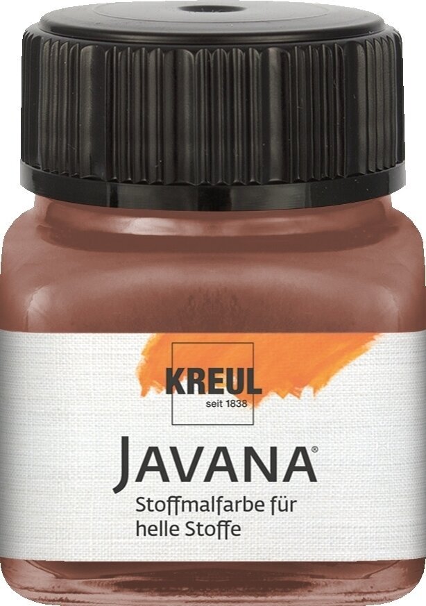 Culaore textilă Kreul Javana Vopsea de material Fawn Brown 20 ml 1 buc