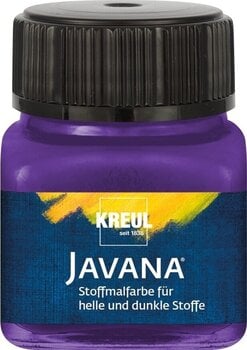 Culaore textilă Kreul Javana Vopsea de material Violet 20 ml 1 buc - 1