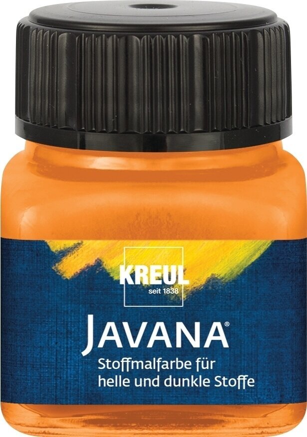 Tygfärg Kreul Javana Fabriksfärg Orange 20 ml 1 st