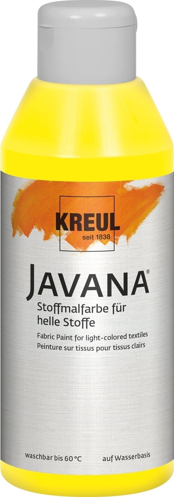 Peinture pour tissu Kreul Javana Peinture pour tissu Citron 250 ml 1 pc