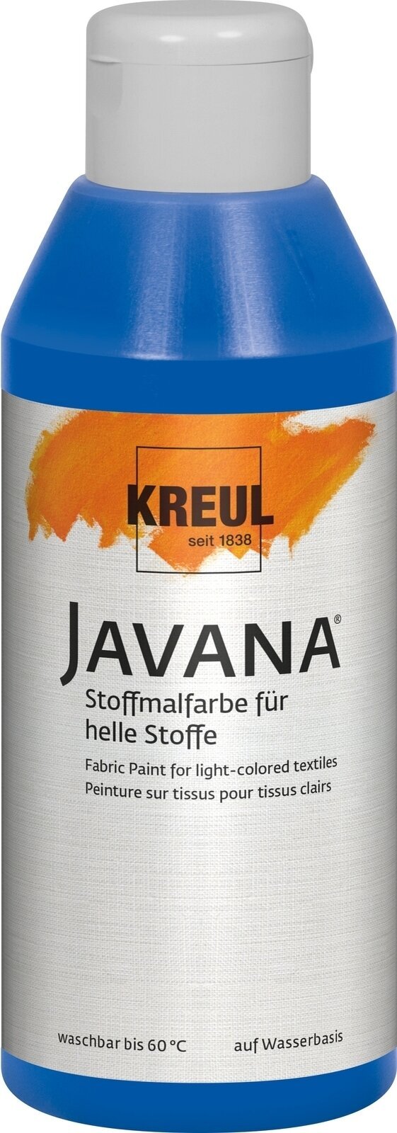 Pintura de tela Kreul Javana Fabric Paint Royal Blue 250 ml 1 pieza