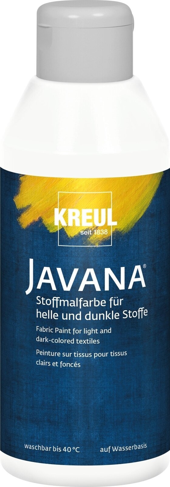 Kangasmaali Kreul Javana Kangasmaali White 250 ml 1 kpl