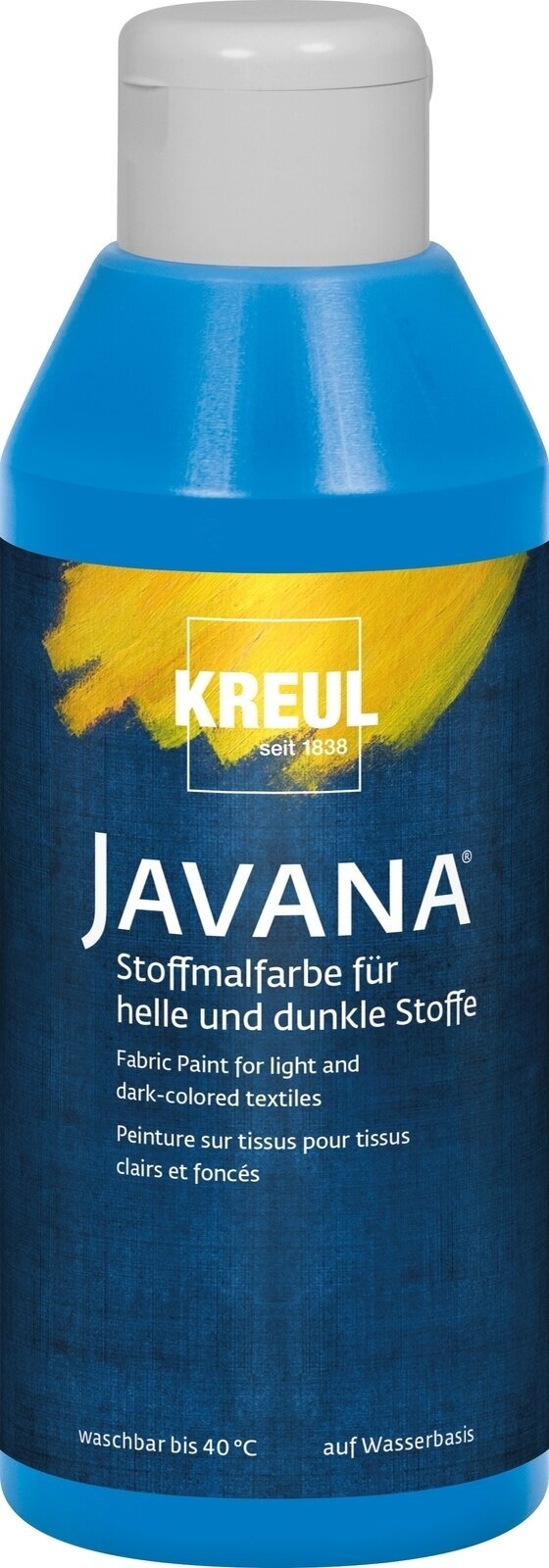 Peinture pour tissu Kreul Javana Peinture pour tissu Blue 250 ml 1 pc