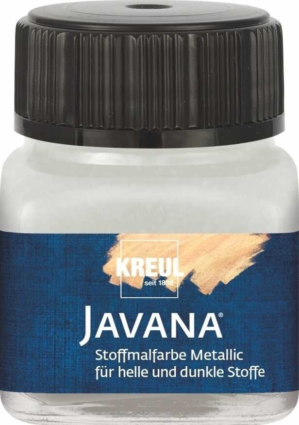 Tygfärg Kreul Javana Fabriksfärg Silver 20 ml 1 st