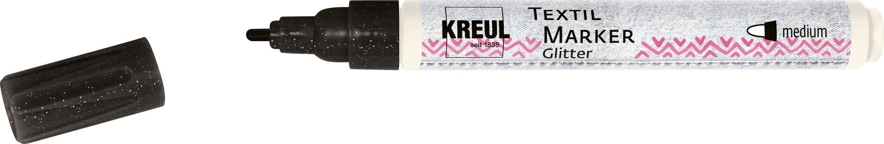 Pixur cu pâslă Kreul 92668 Marker pentru textile Black 1 buc