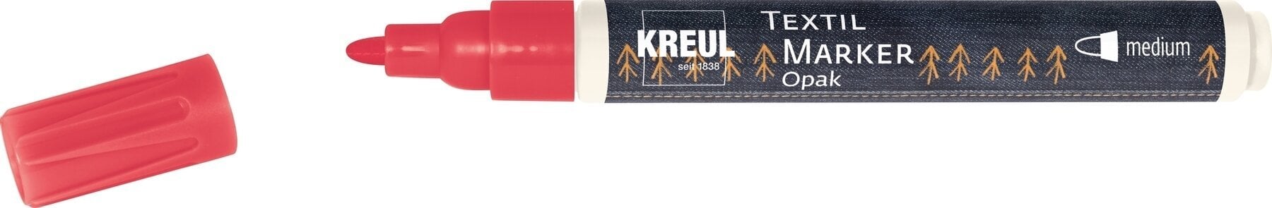 Feutre à point Kreul 92763 Marqueur pour textile Red 1 pc