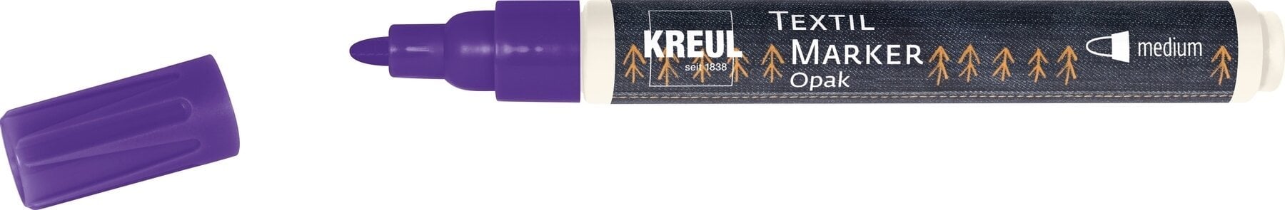 Viltstift Kreul 92766 Textielstift Violet 1 stuk