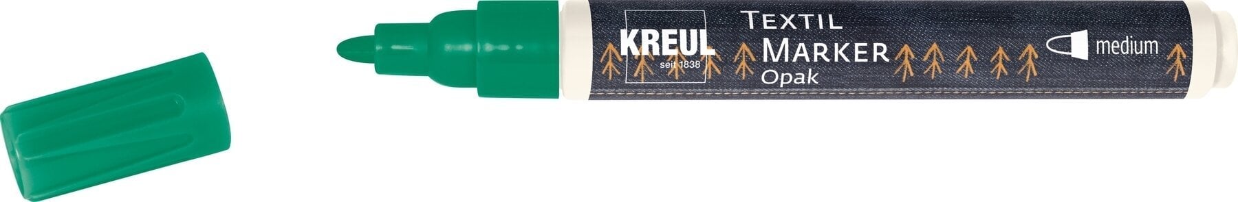 Pixur cu pâslă Kreul 92767 Marker pentru textile Verde 1 buc