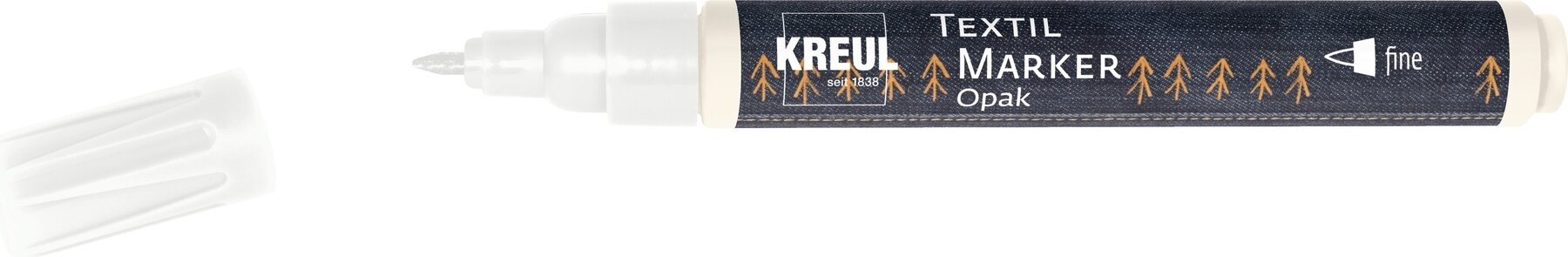 Felt-Tip Pen Kreul 92781 Textile Marker White 1 pc