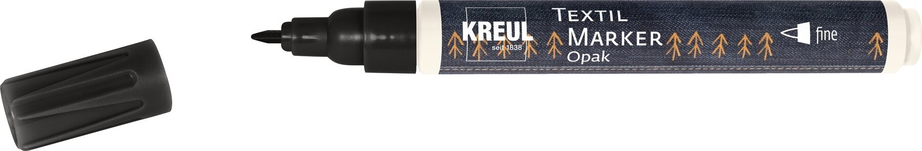 Felt-Tip Pen Kreul 92782 Textile Marker Black 1 pc