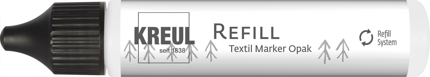 Rotulador Kreul 92791 Recambio para rotuladores textiles Blanco 25 ml 1 pieza