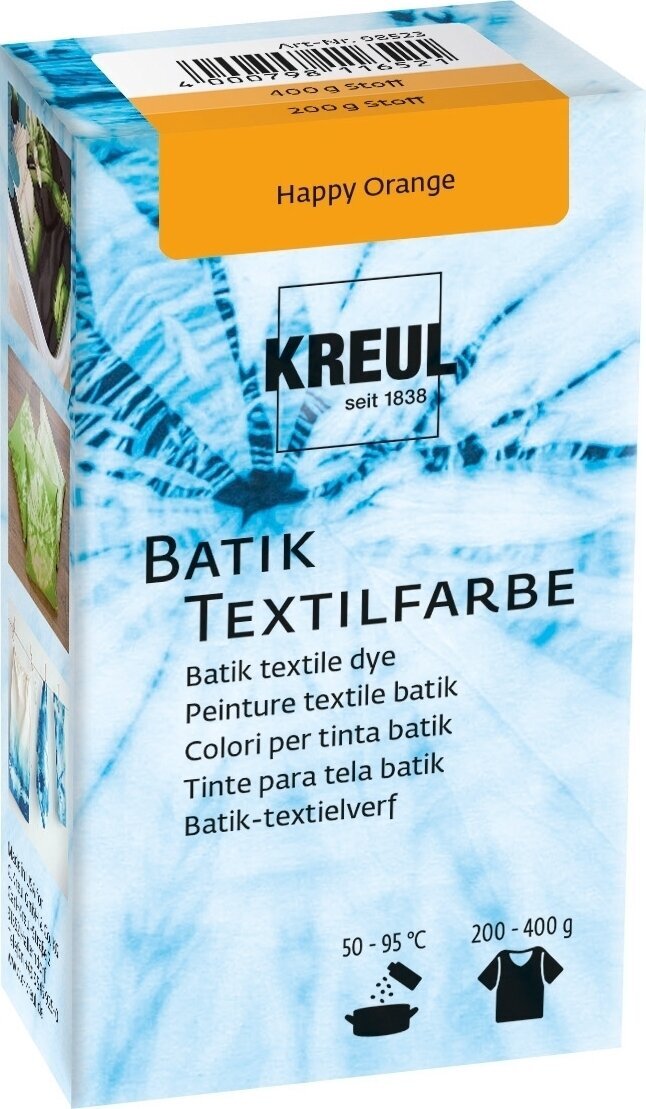 Textilfarbe Kreul Batik Farbe für Batik Happy Orange 1 Stck