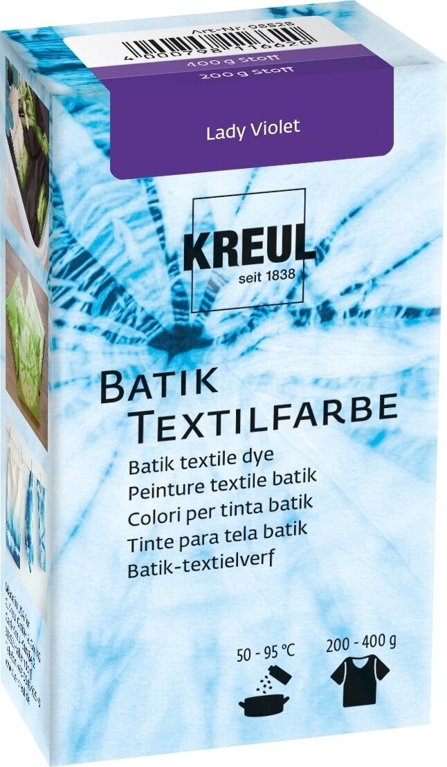 Textilfesték Kreul Batik Festék batikoláshoz Lady Violet 1 db