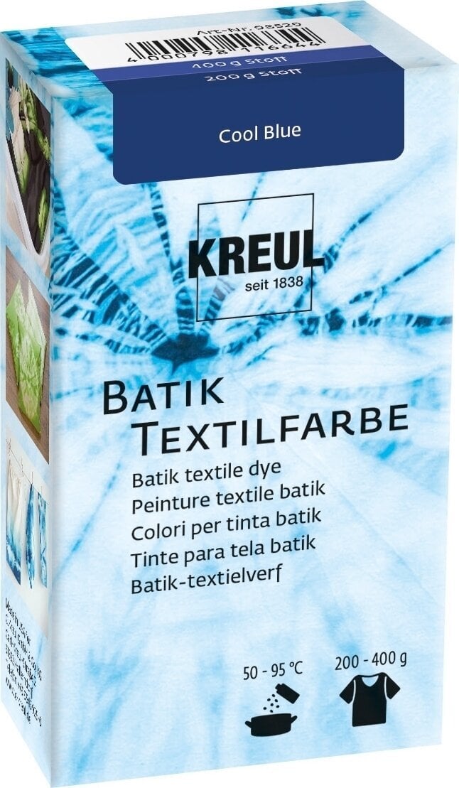 Culaore textilă Kreul Batik Vopsea pentru batik Cool Blue 1 buc