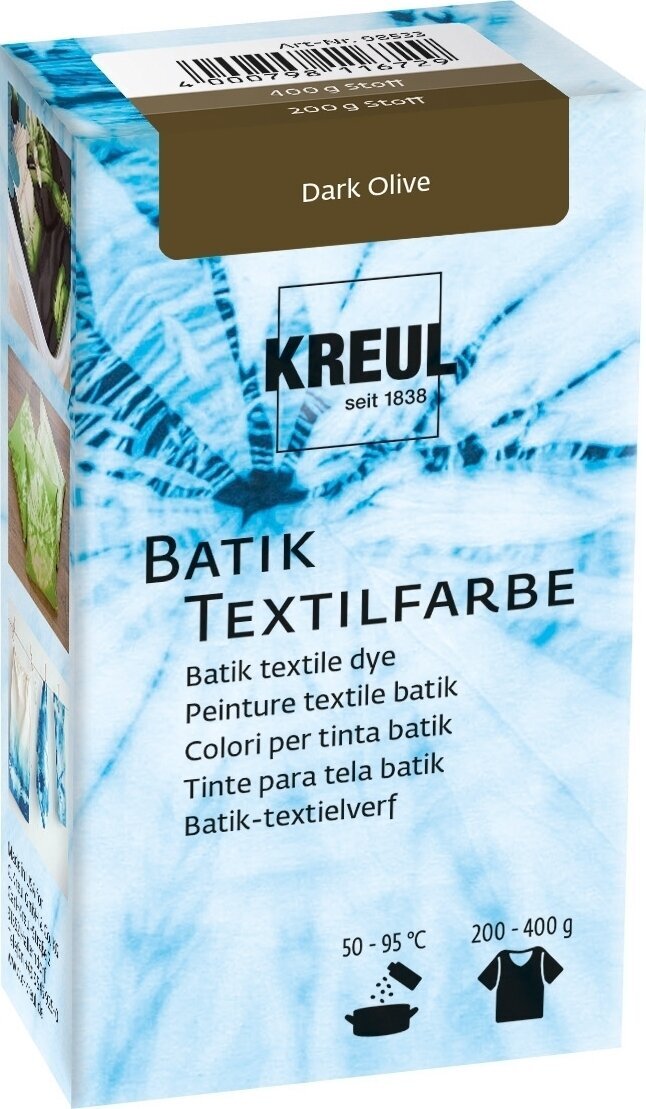 Peinture pour tissu Kreul Batik Peinture pour batik Dark Olive 1 pc