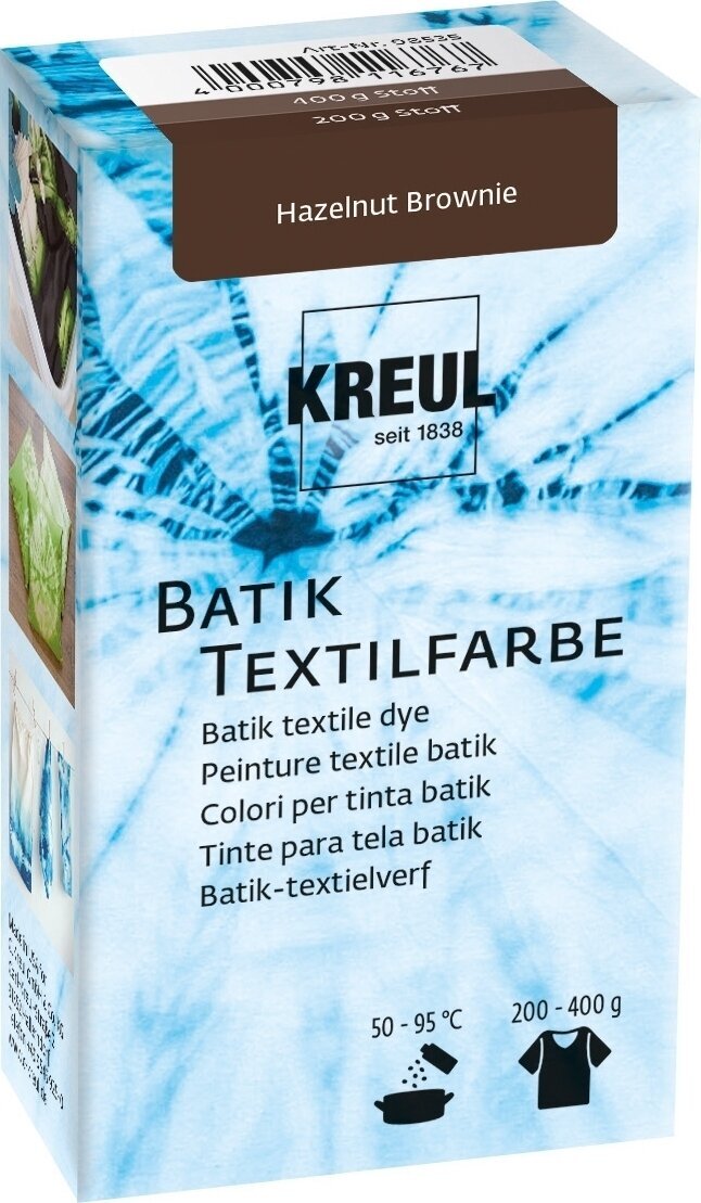 Colore per tessuto Kreul Batik Dipingi per batik Hazelnut Brownie 1 pz