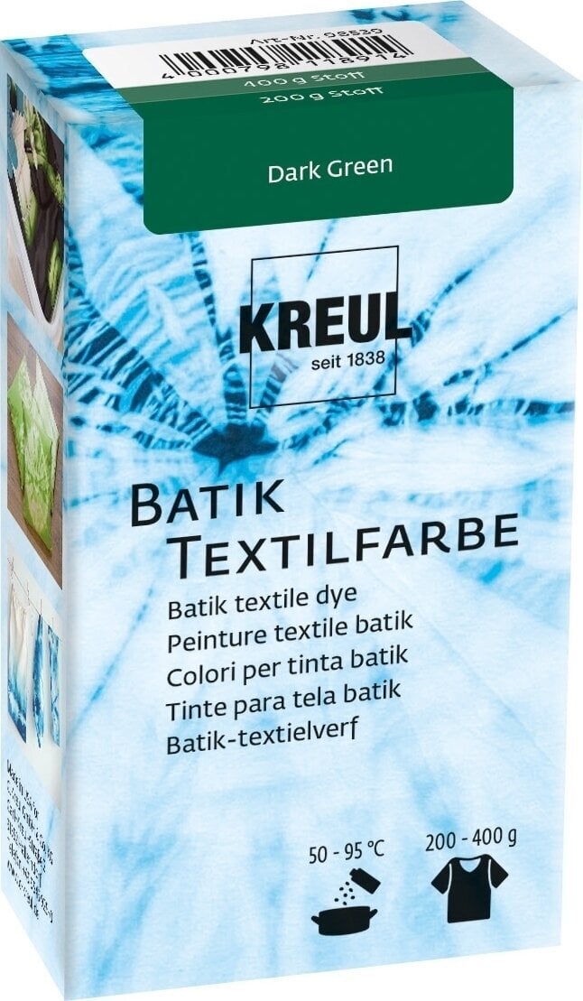 Fabric paint Kreul Batik Batik Textile Dye Dark Green 1 pc