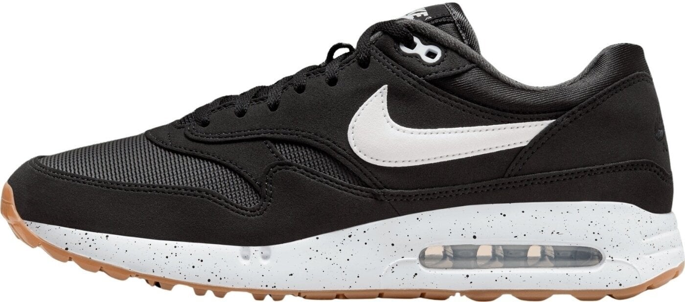 Chaussures de golf pour femmes Nike Air Max 1 '86 Unisex Black/White 38,5 Chaussures de golf pour femmes